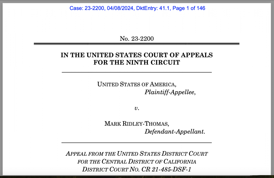 Witness La Deconstructing The Conviction Of Mark Ridley Thomas Part