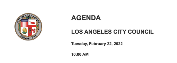 Action Alert: Please call into the LA City Council Meeting TOMORROW at 10AM!