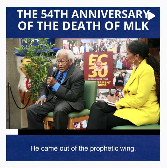 Reflections on April 4th, the 54th anniversary of the death of MLK